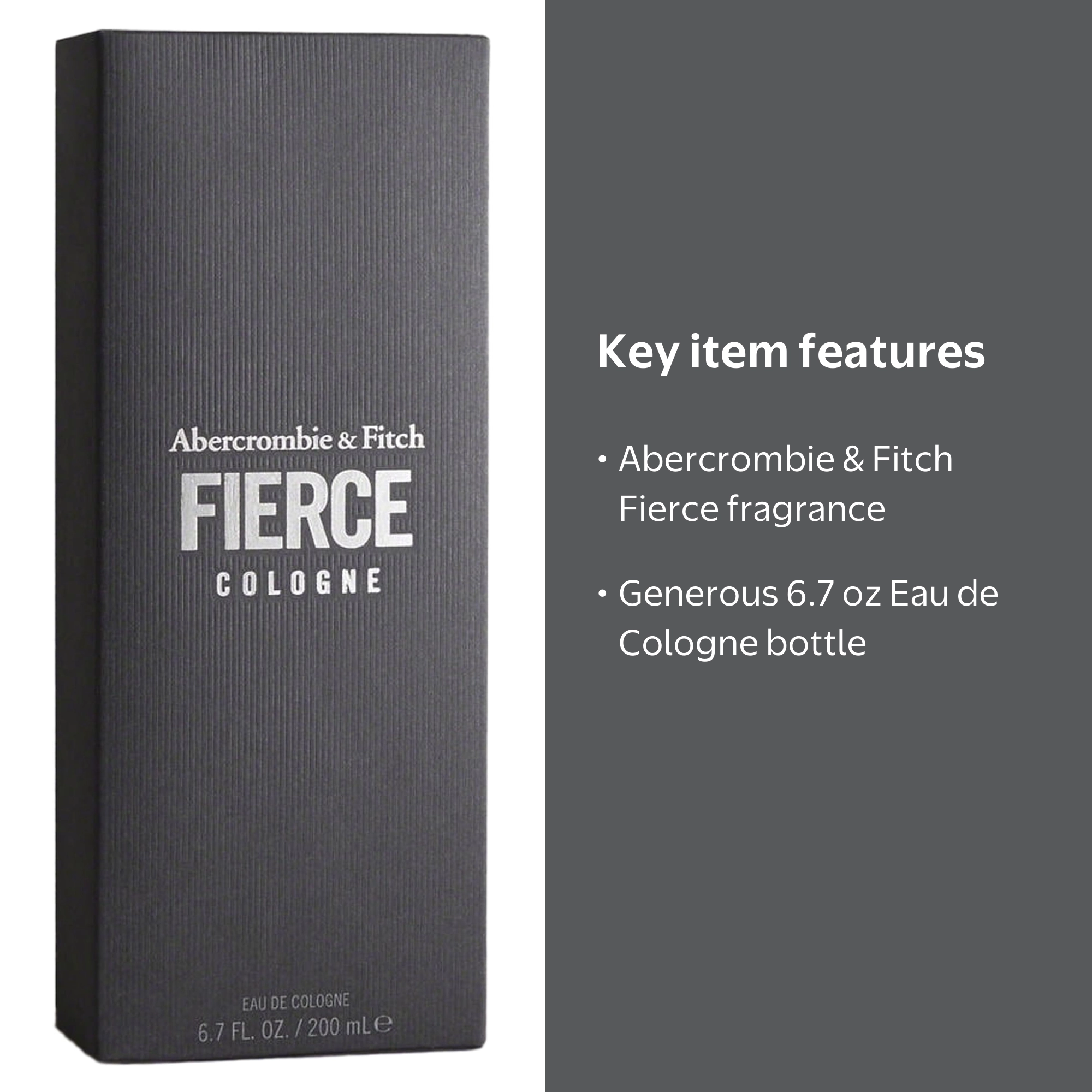 Abercrombie & Fitch, Fierce EDC, 6.7 oz, Men's Fragrance - Walmart.com