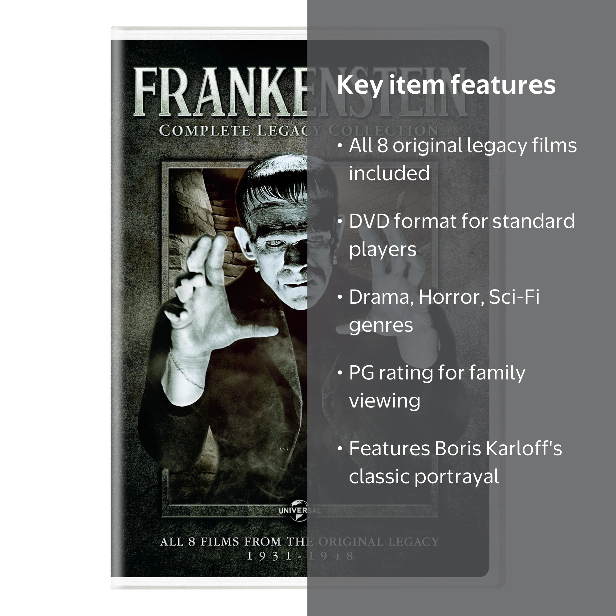 Frankenstein Complete Legacy Collection: Classic Horror Movies