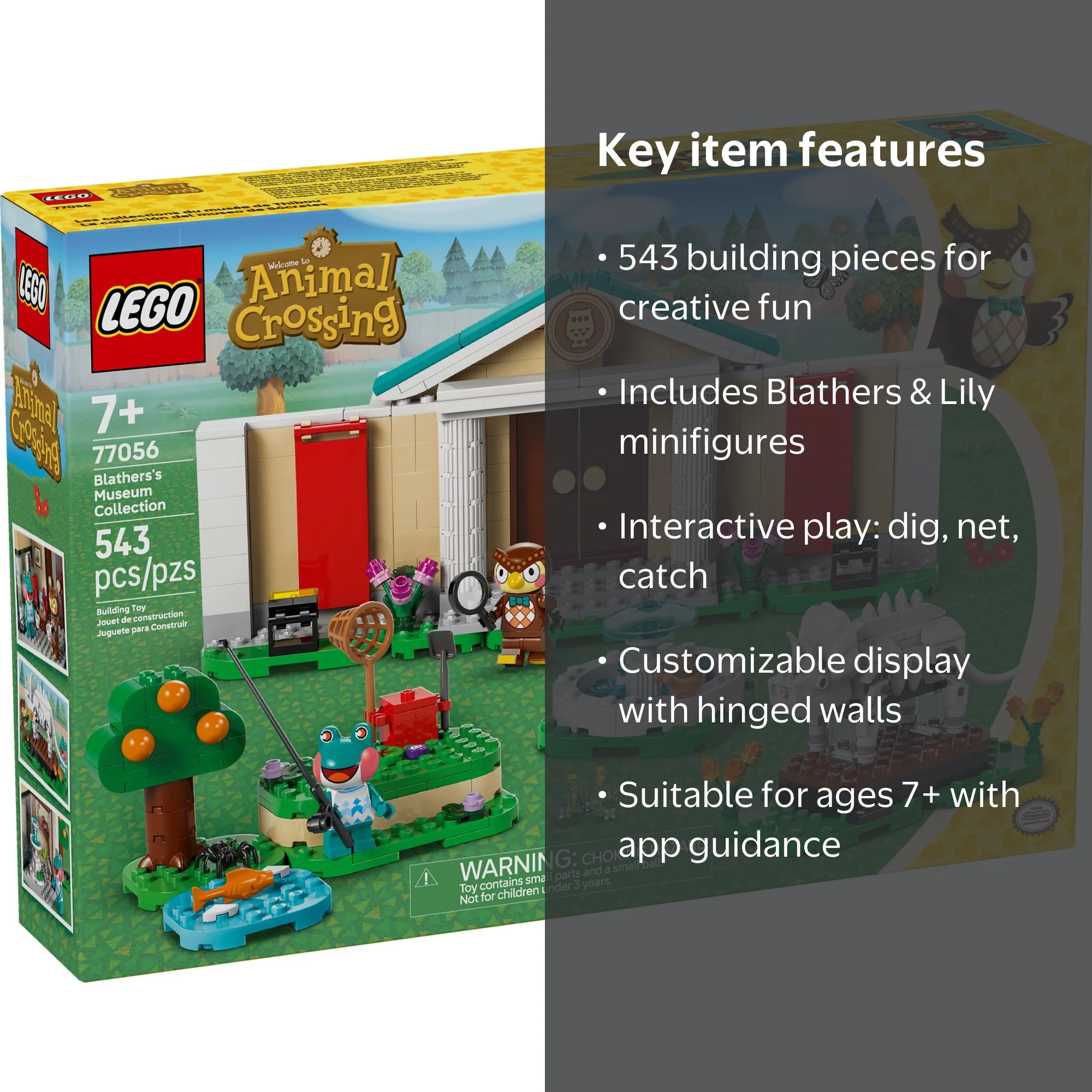 LEGO, Animal Crossing Blathers‚Äôs Museum Collection Building Toy