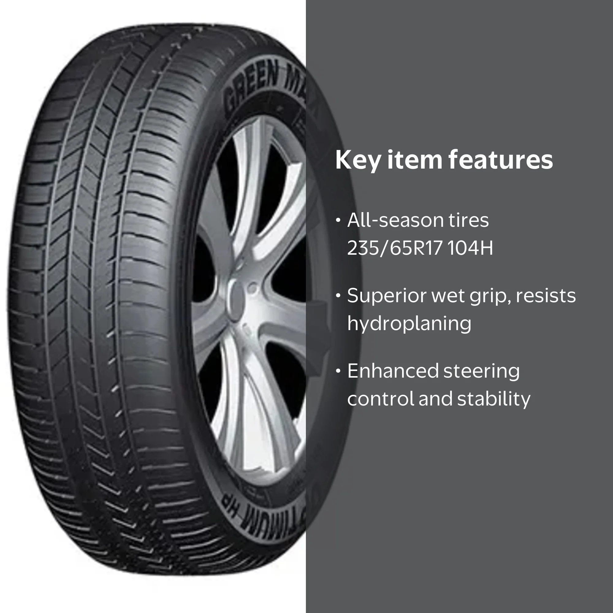 Green Max Optimum HP All Season 235/65R17 104H Passenger Tire