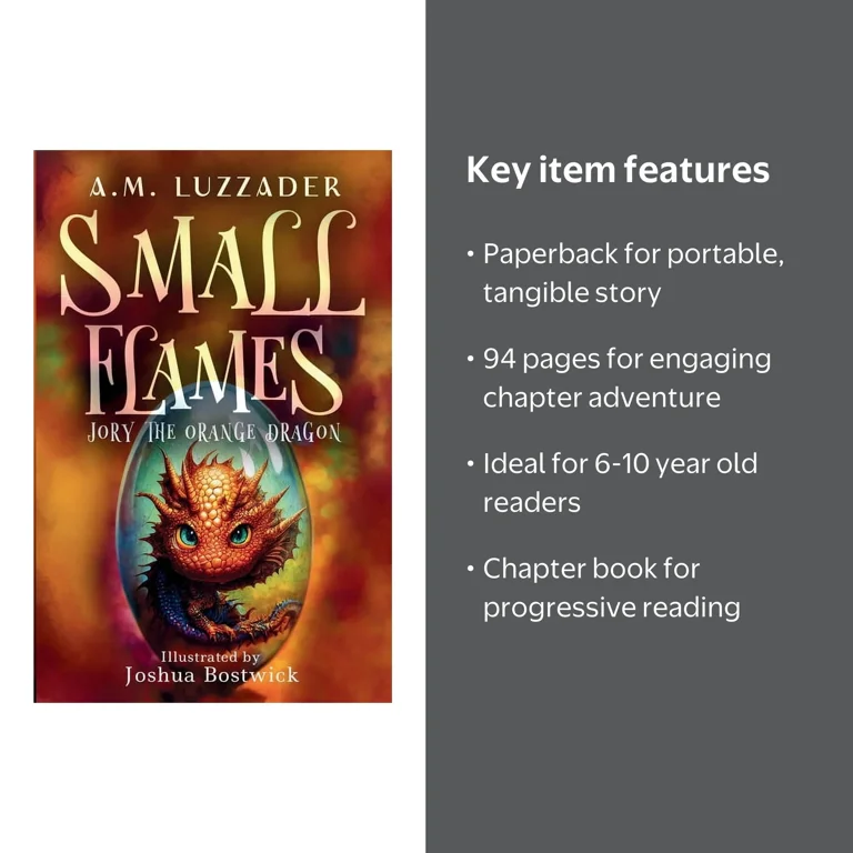 Small Flames Jory the Orange Dragon, (Paperback) - Walmart.com
