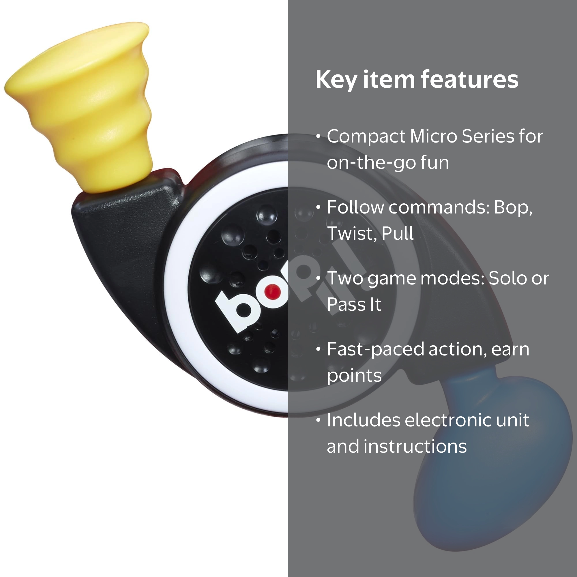 Hasbro Bop It! Micro Series Game - Compact, Fast-Paced Fun with