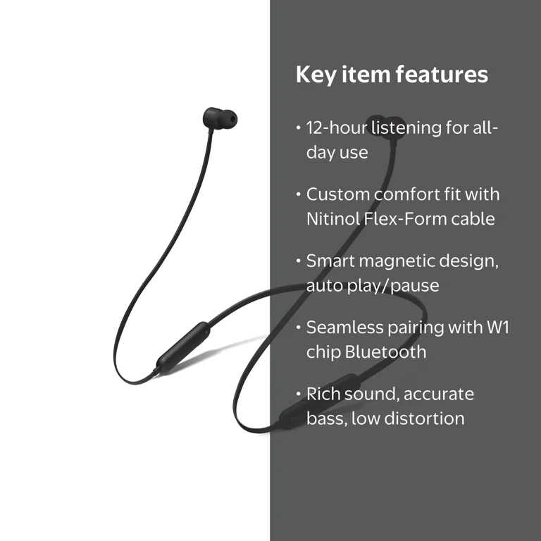 Open Box Beats Flex – All-Day Wireless Earphones – Beats Black