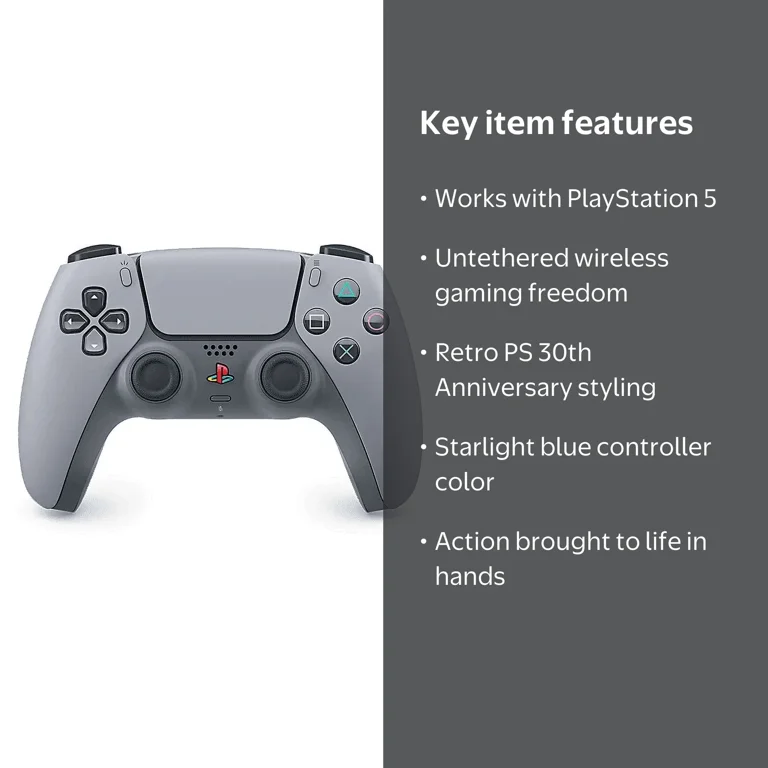 Sony PlayStation 5 DualSense Wireless Controller, 30th Anniv. Ltd