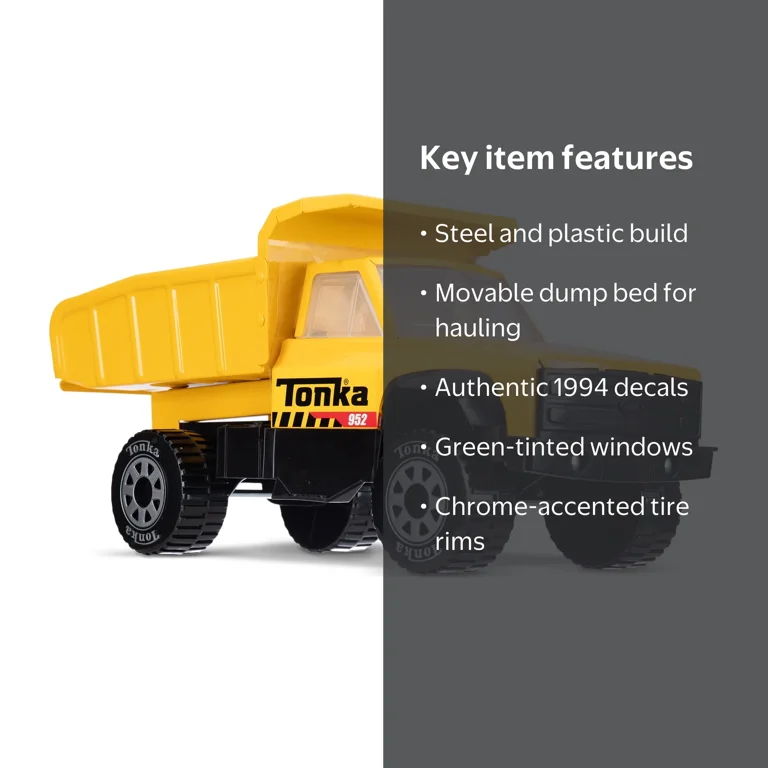 Tonka - Steel Classics - Quarry Dump Truck - Walmart.com