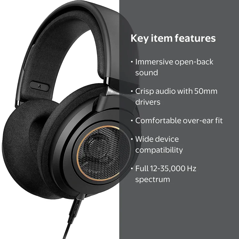 Philips, Over Ear Open Back Stereo Headphones, SHP9600, Wired