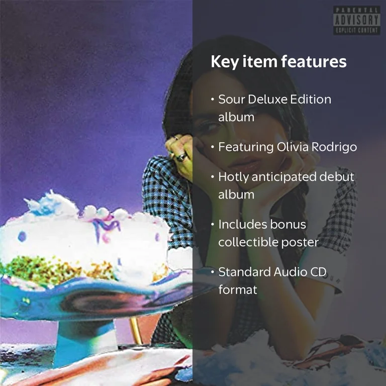 Sour: Deluxe Edition [Includes Poster] Olivia Rodrigo Audio CD NEW