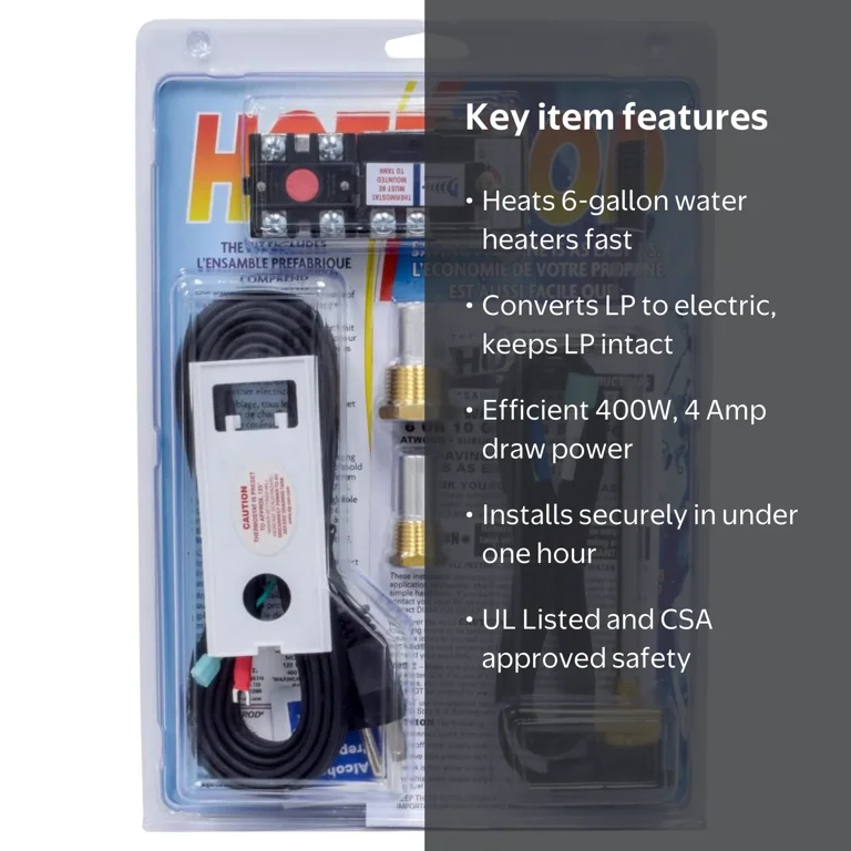 Valterra Diamond RV Water Heater Hot Tank Conversion Kit - 6