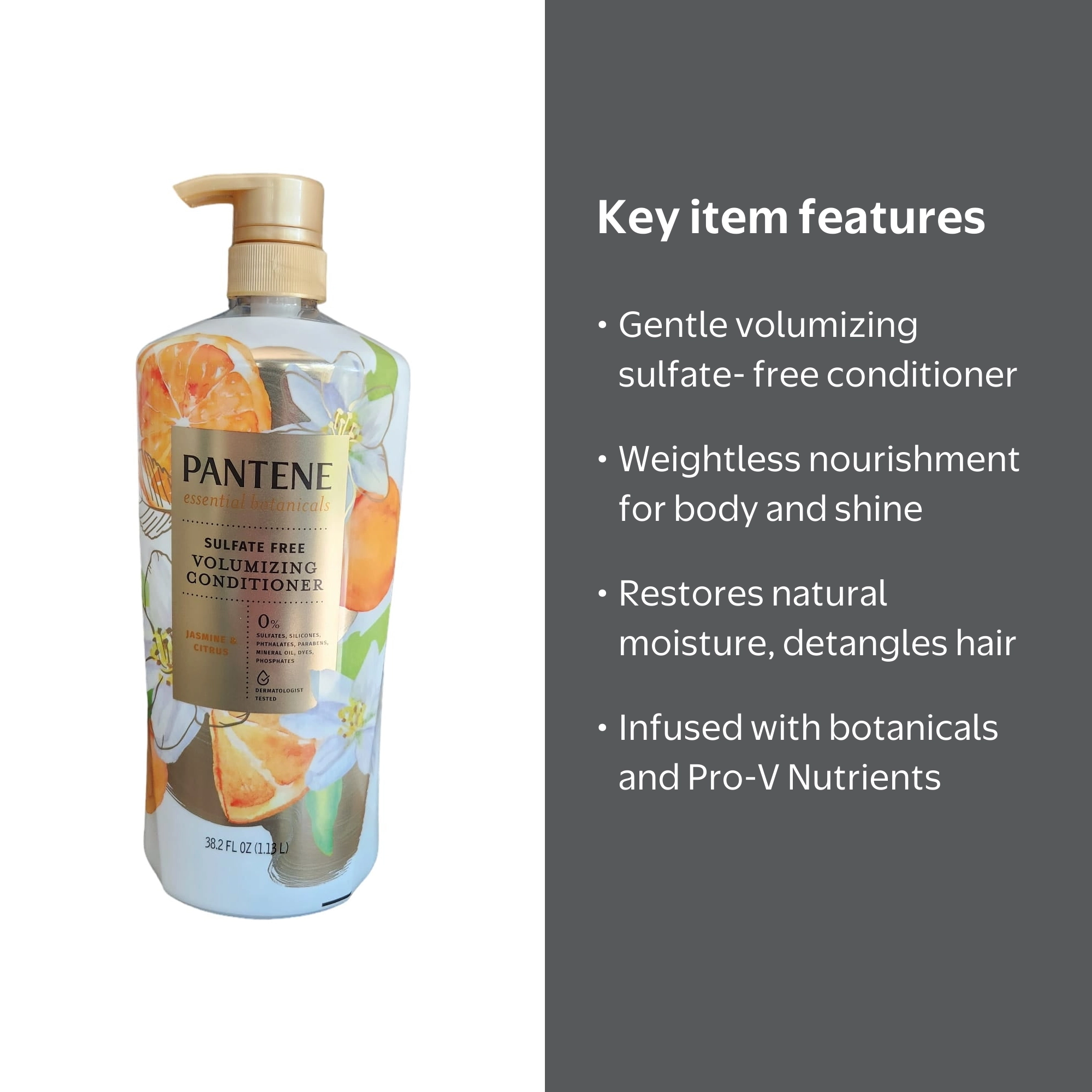 Pantene Essential Botanicals Sulfate-Free Volumizing Conditioner