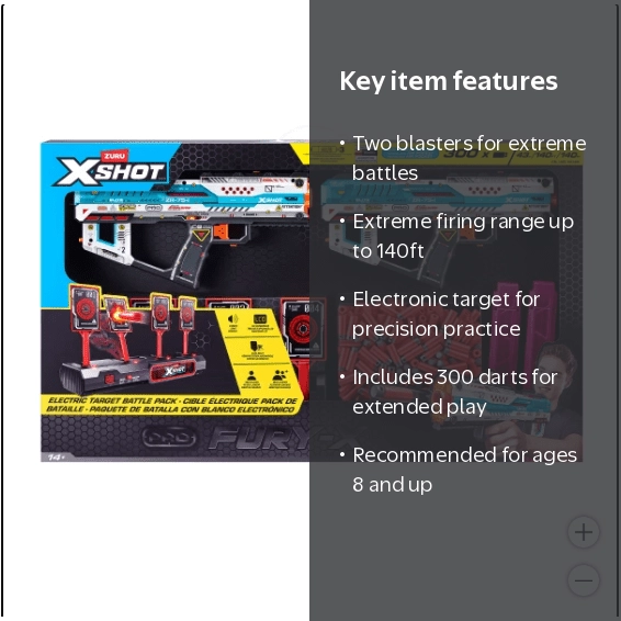 Zuru X-Shot Pro Fury-X Battle Blaster, 2-pack - Walmart.com