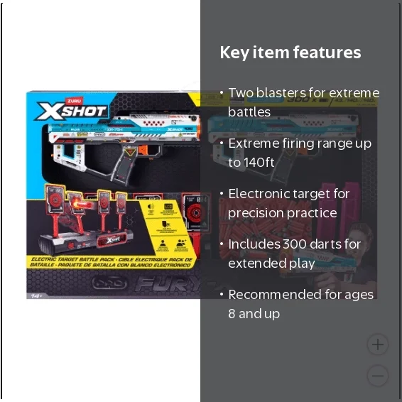 Zuru X-Shot Pro Fury-X Battle Blaster, 2-pack - Walmart.com