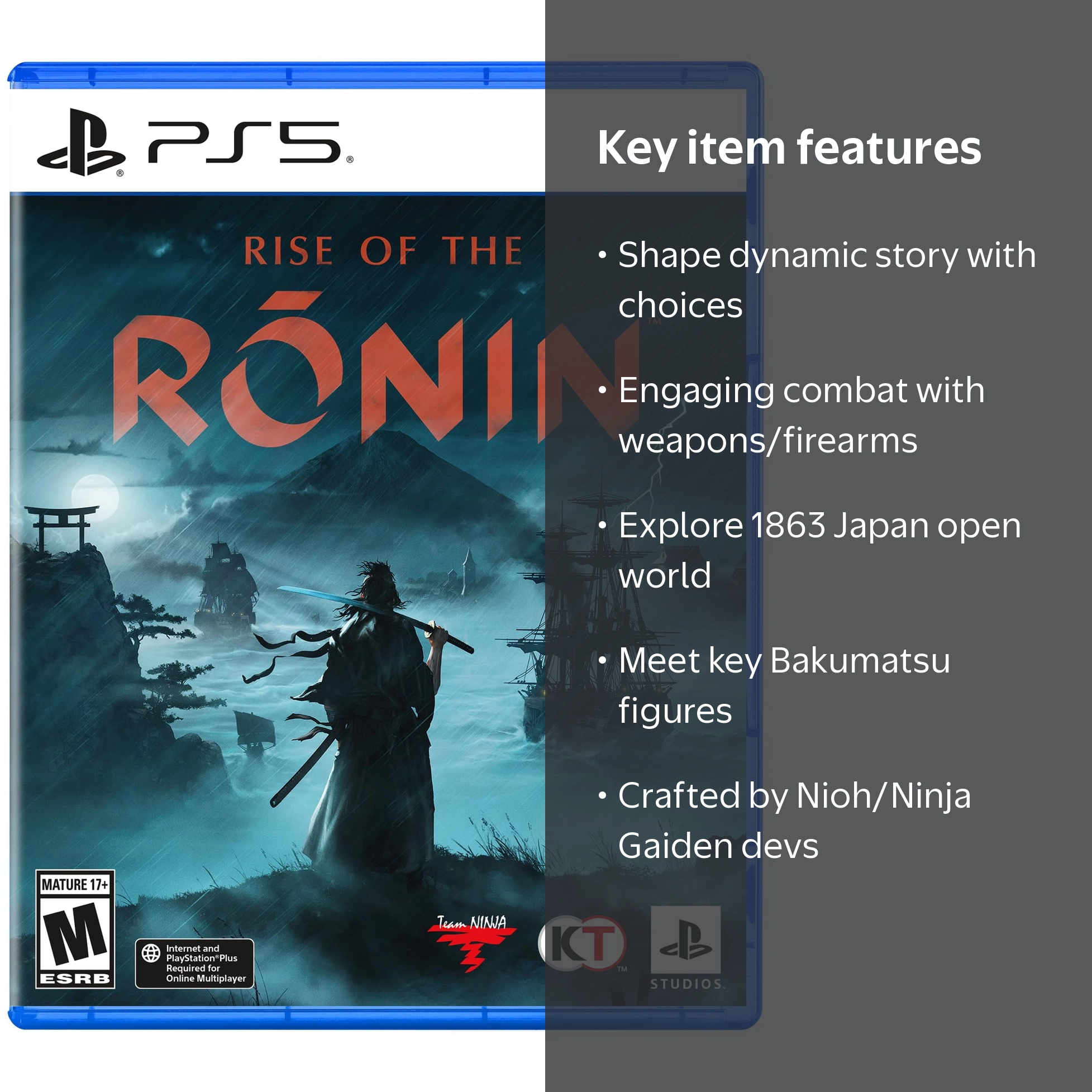 PlayStation Rise of the Ronin - Action Game for PS5 - Walmart.com