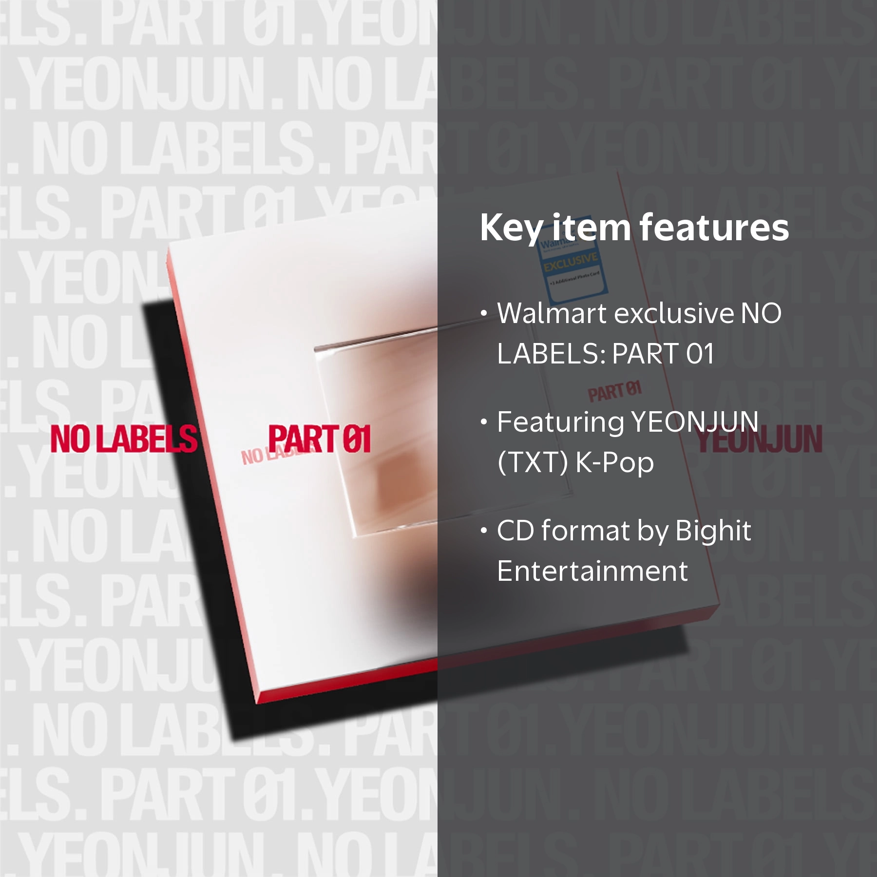 YEONJUN (TXT) - NO LABELS: PART 01 (SET-UP A) - Walmart Exclusive
