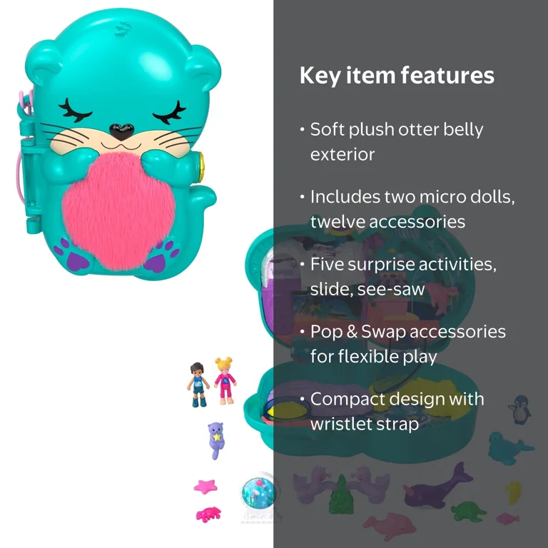 Polly Pocket Coffret Loutre Aquatique - Jeux & Jouets