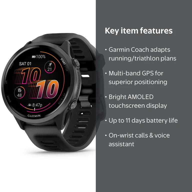Garmin Forerunner 570, 47mm GPS Running and Triathlon Smartwatch