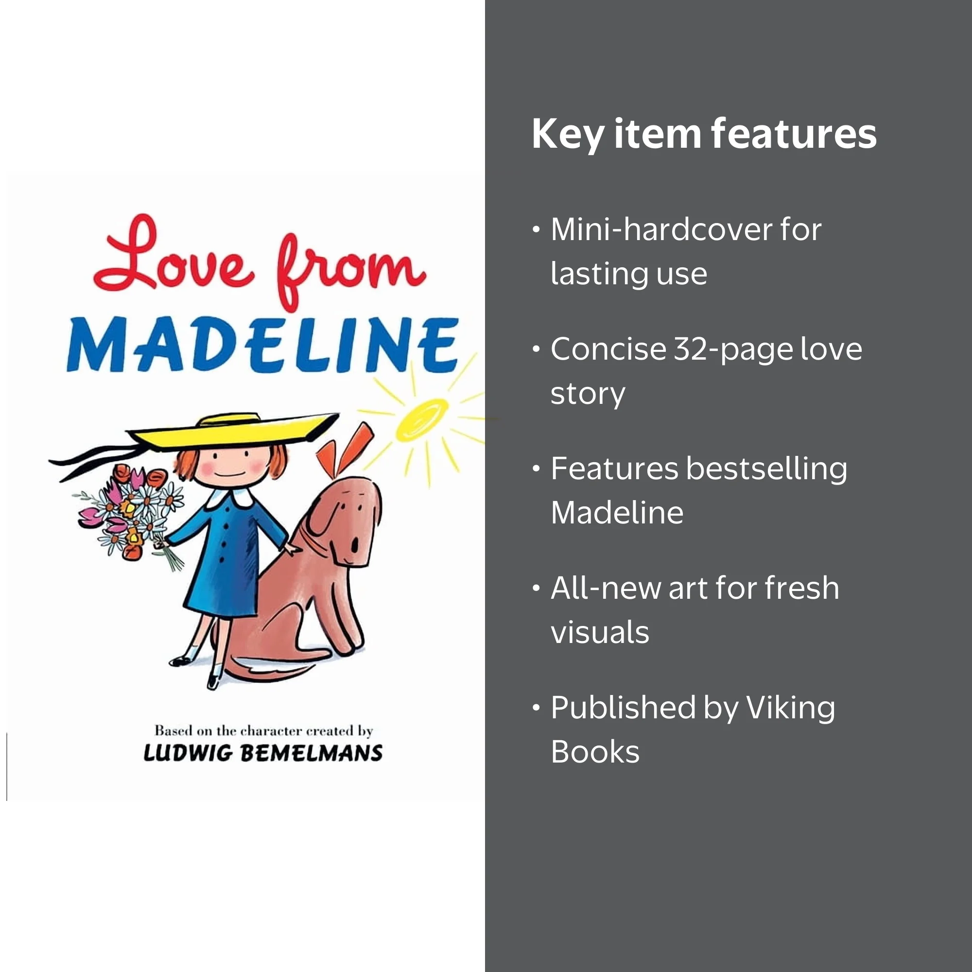 Madeline Love from Madeline, Hardcover Book, Ludwig Bemelmans