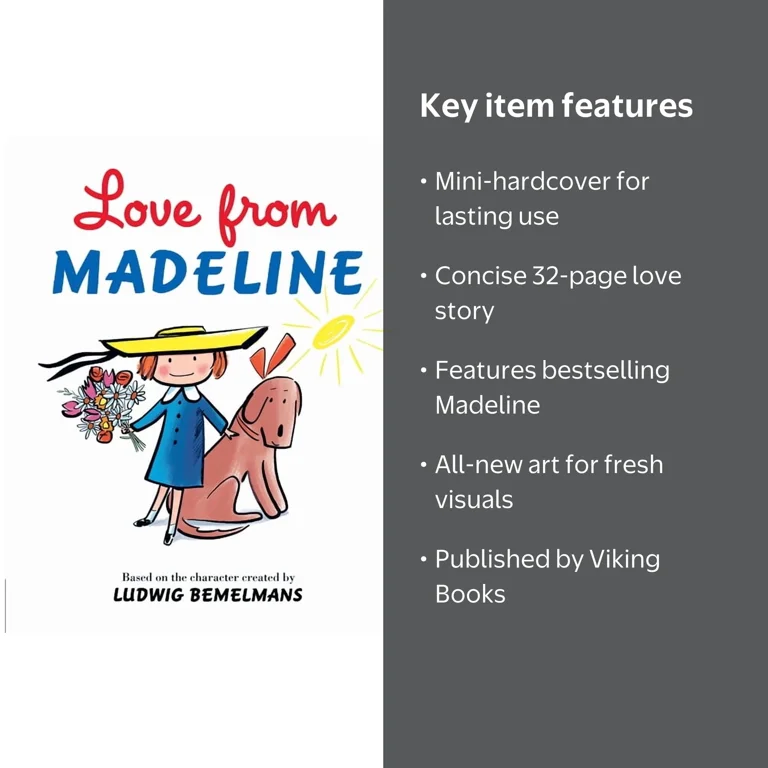 Madeline Love from Madeline, Hardcover Book, Ludwig Bemelmans