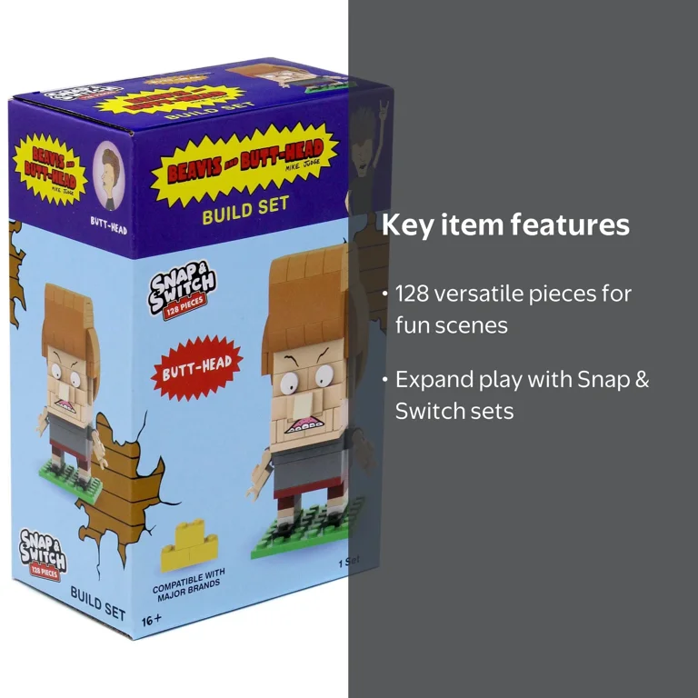 Beavis & Butthead Snap & Switch Butt-head Construction Set [128