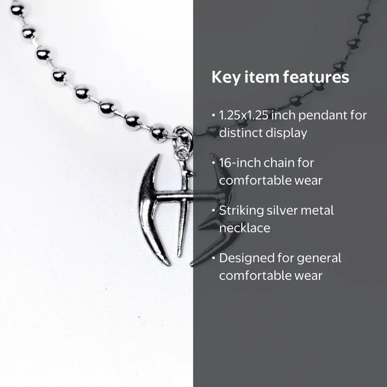 WWE Accessories: Silver Hardy Boyz Matt Jeff Pendant Necklace with