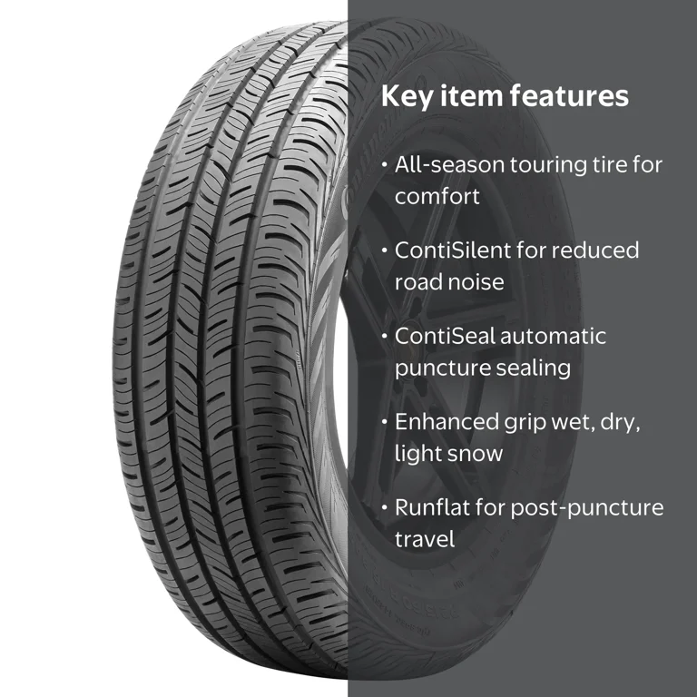 Continental, Passenger Tire, 155/60R15 74T, All Season - Walmart.com