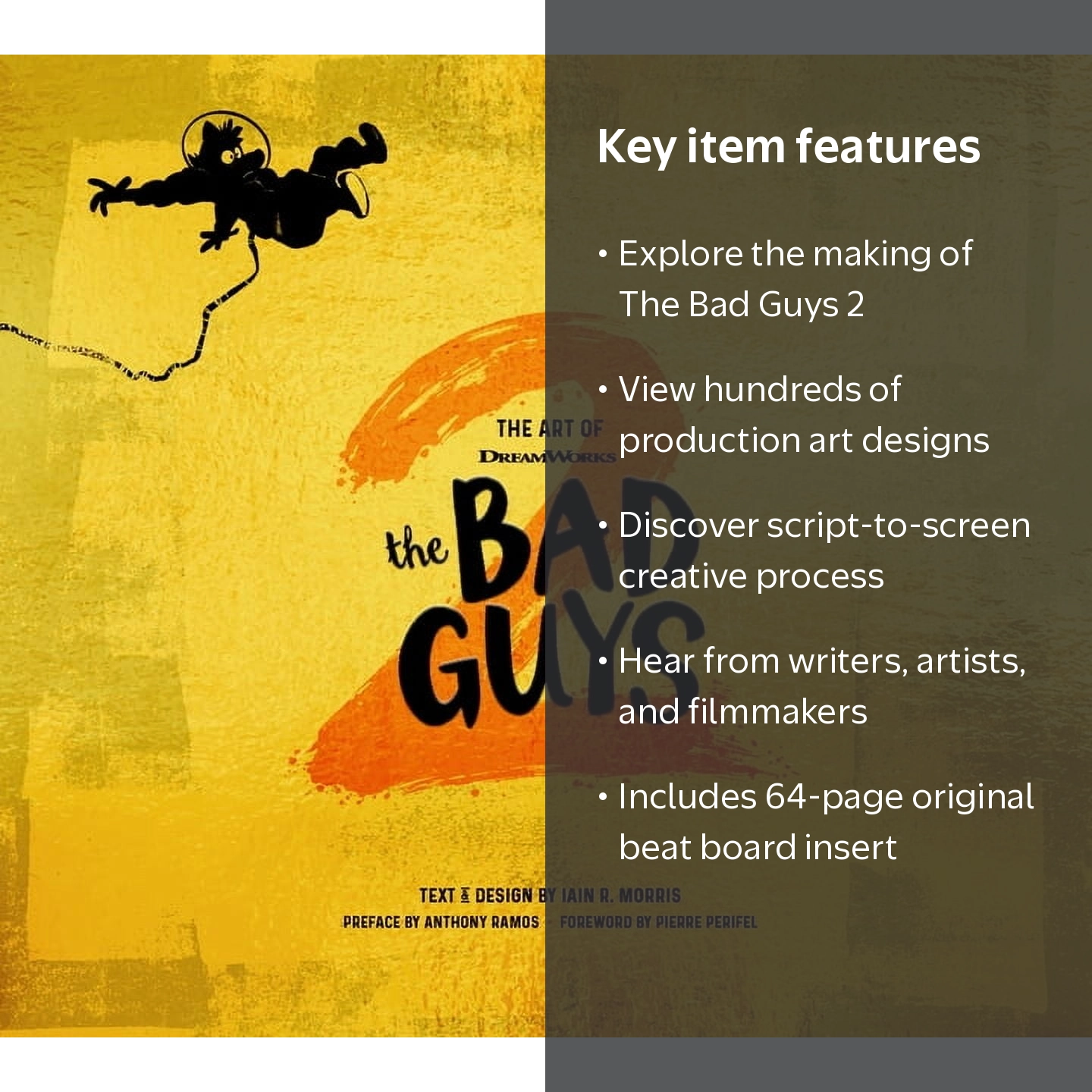 The Art of DreamWorks Animation The Bad Guys 2 Hardcover, 242