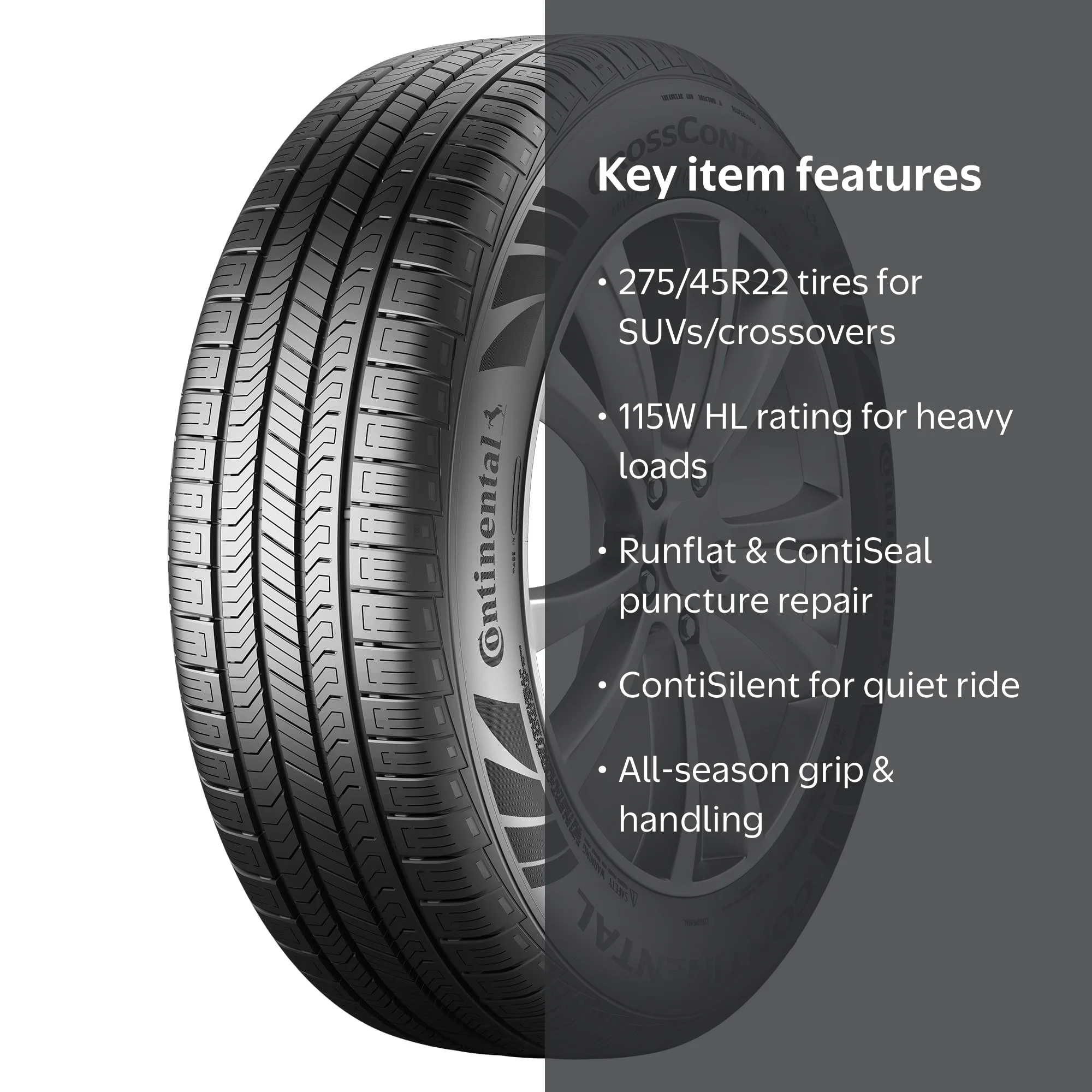 Continental CrossContact RX All Season 275/45R22 115W XL Luxury