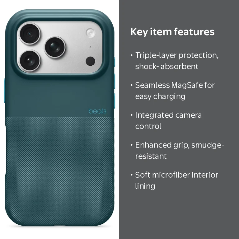 Beats iPhone 17 Pro Rugged Case with MagSafe and Camera Control