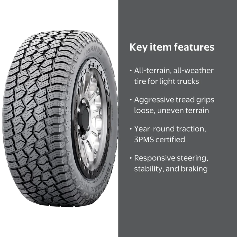 Sailun TerraMax AT2 275/60R20 115T a/t All Terrain Tire - Walmart.com