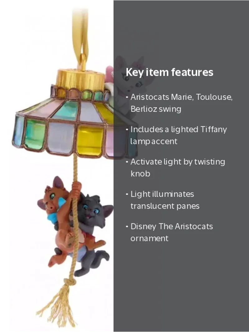 Disney The Aristocats Living Magic Sketchbook Ornament (Light-Up