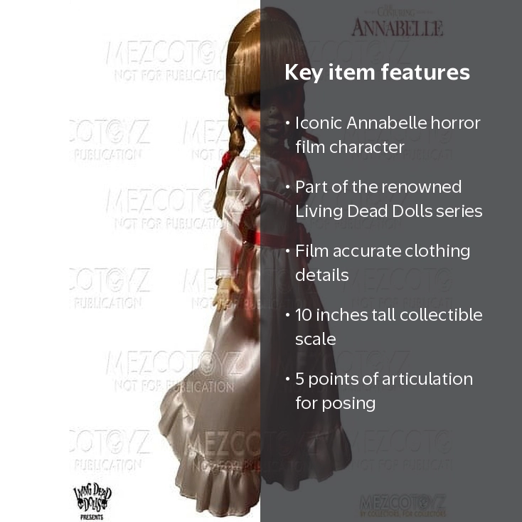 MEZCO Living Dead Dolls Presents: Annabelle Collectible Doll