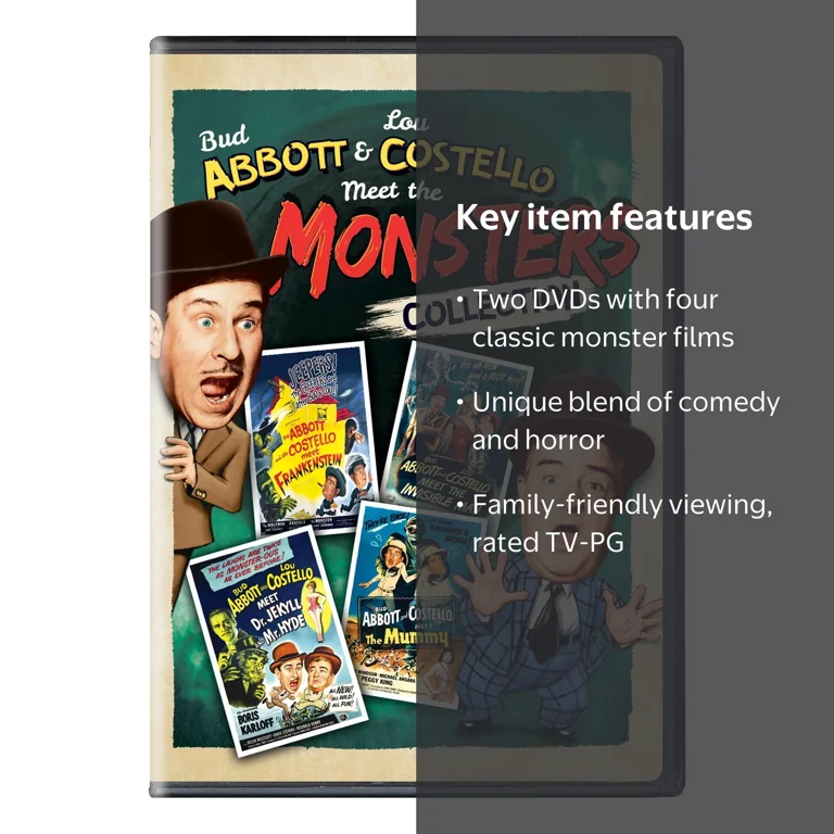 Abbott and Costello Meet the Monsters Collection (DVD) - Walmart.com