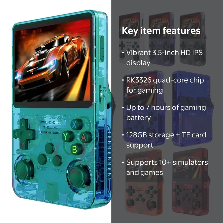 R36S open source handheld game console, large screen, large memory