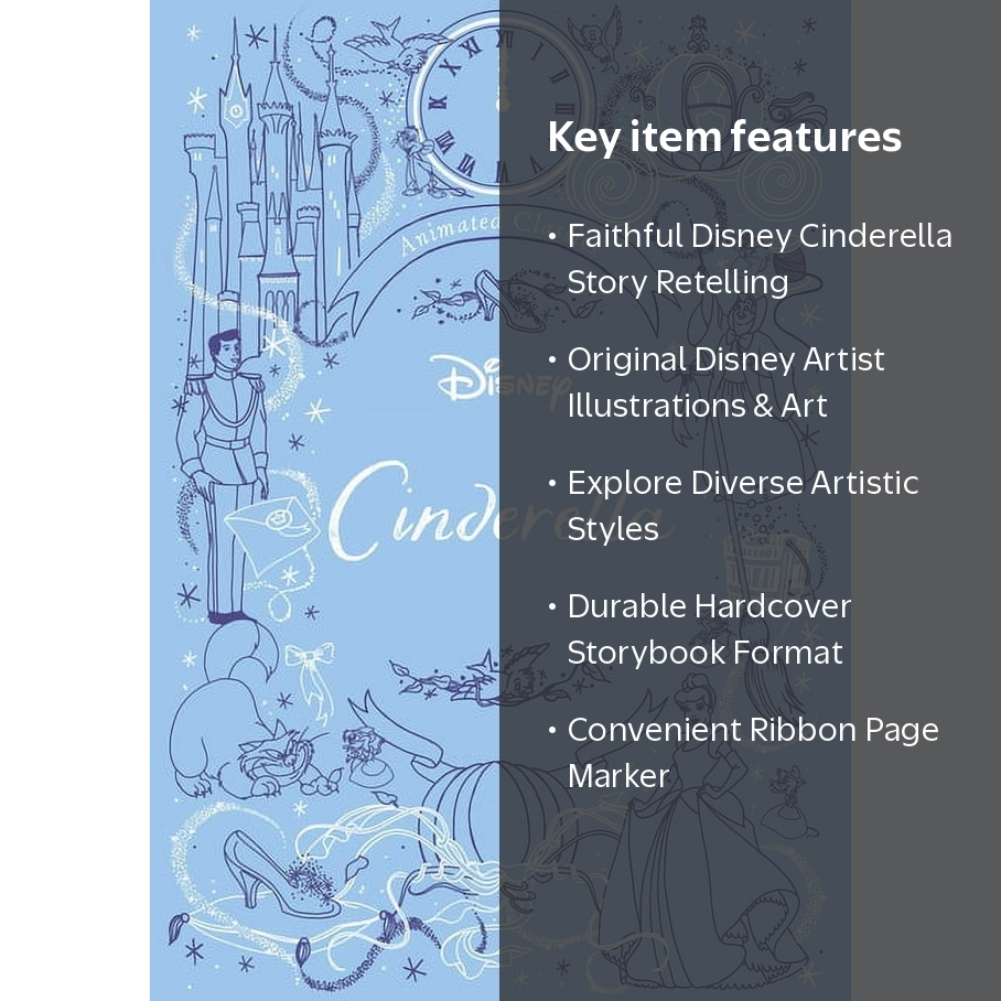 Studio Fun International, Hardcover Book, Cinderella + more
