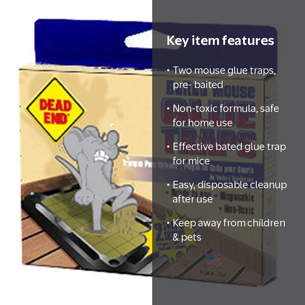 Atlantic Paste & Glue Co Inc 1102 2PK Glue Mouse Trap - Walmart.com