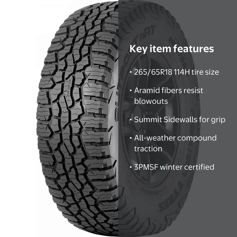 Nokian Outpost nAT All Terrain 265/65R18 114H Light Truck Tire