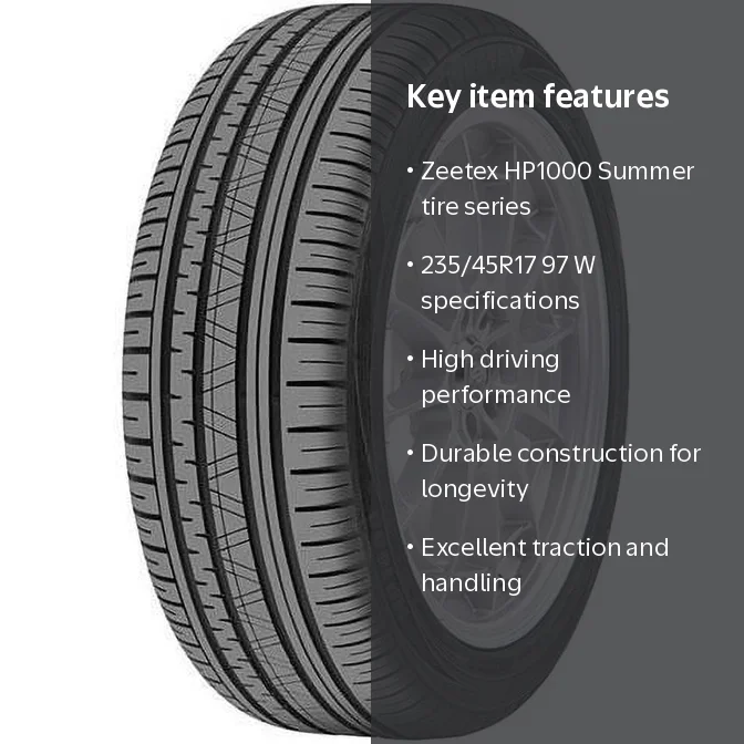 Zeetex HP1000 Summer 235/45R17 97 W Tire - Walmart.com