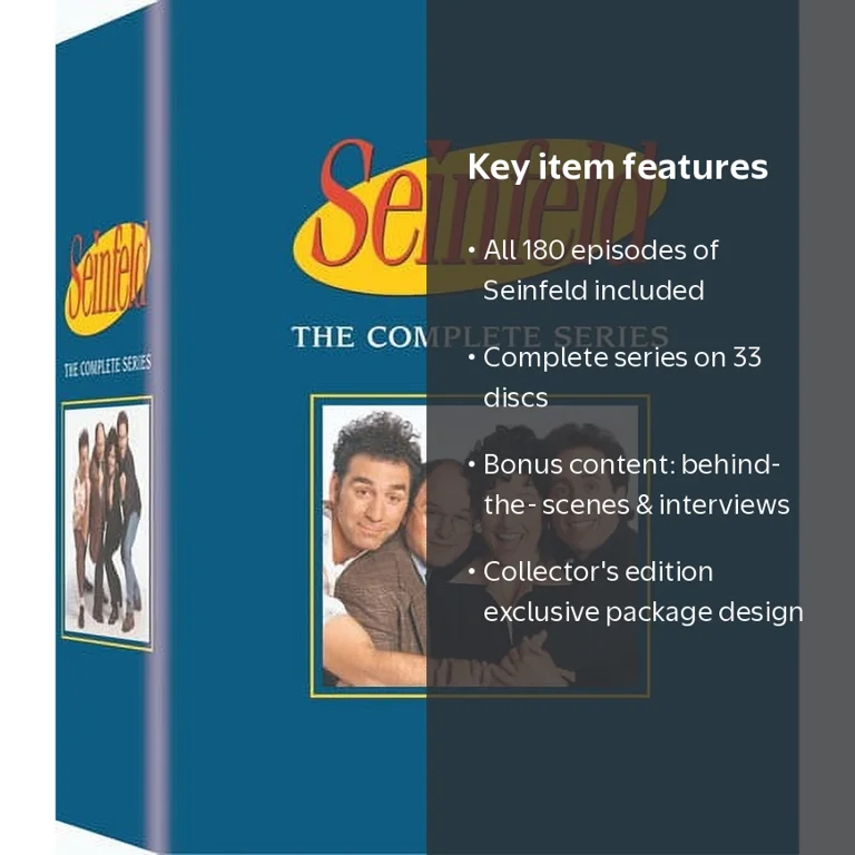 Seinfeld: The Complete Series DVD, 33 discs, 180 episodes