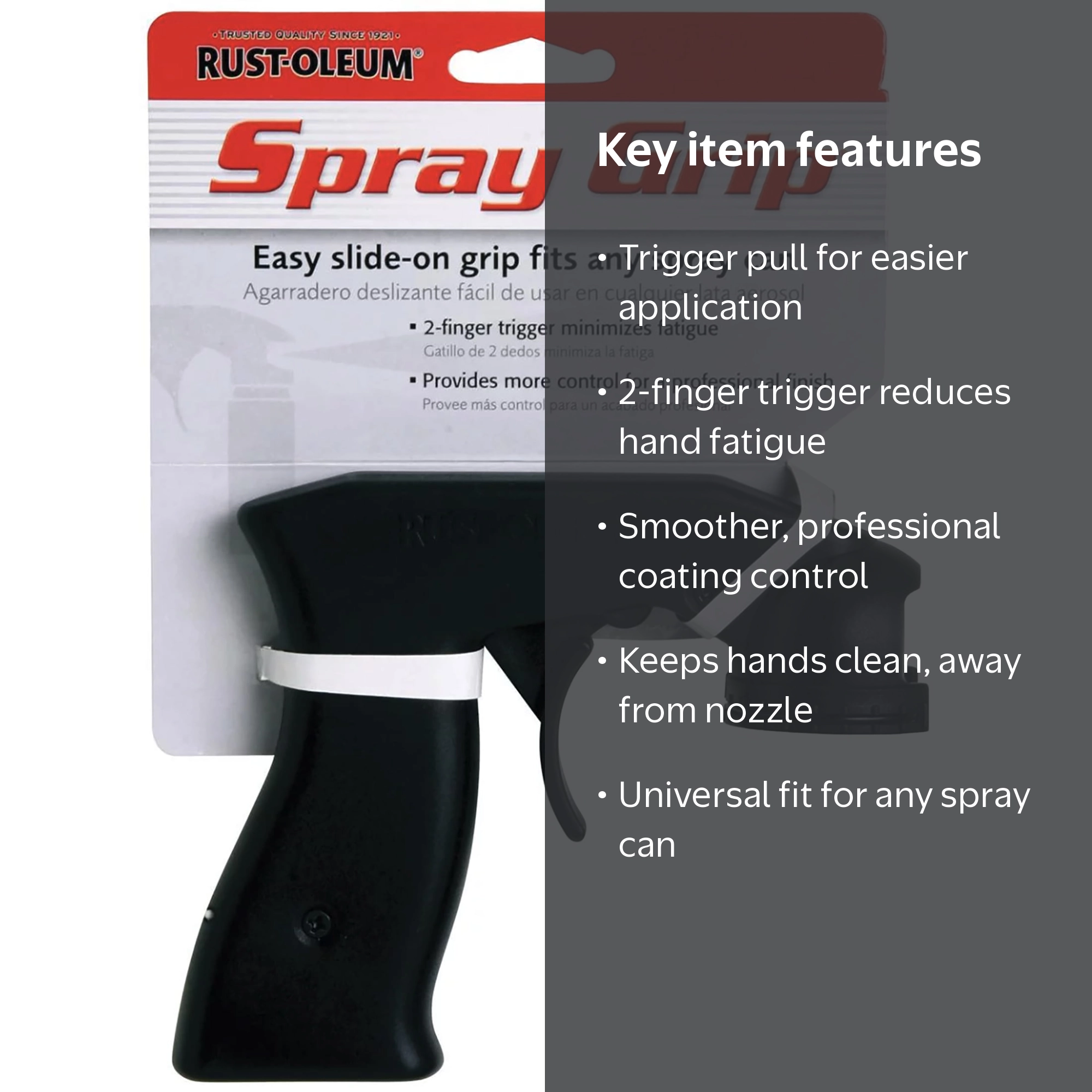 Rust-Oleum Spray Grip Paint Sprayer handles for spray cans
