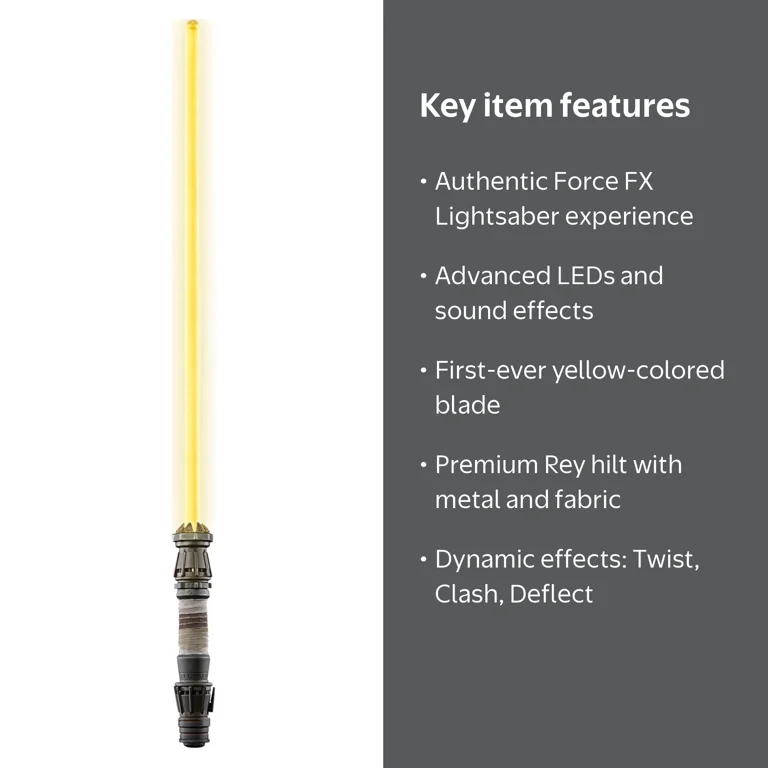Star Wars The Black Series Rey Skywalker Force FX Elite Lightsaber