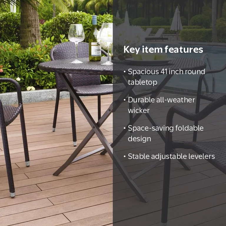 folding patio table with umbrella hole HDPE Outdoor Dining Sets snacks or casual dining on your patio or balcony 8 Person Square Picnic Table
