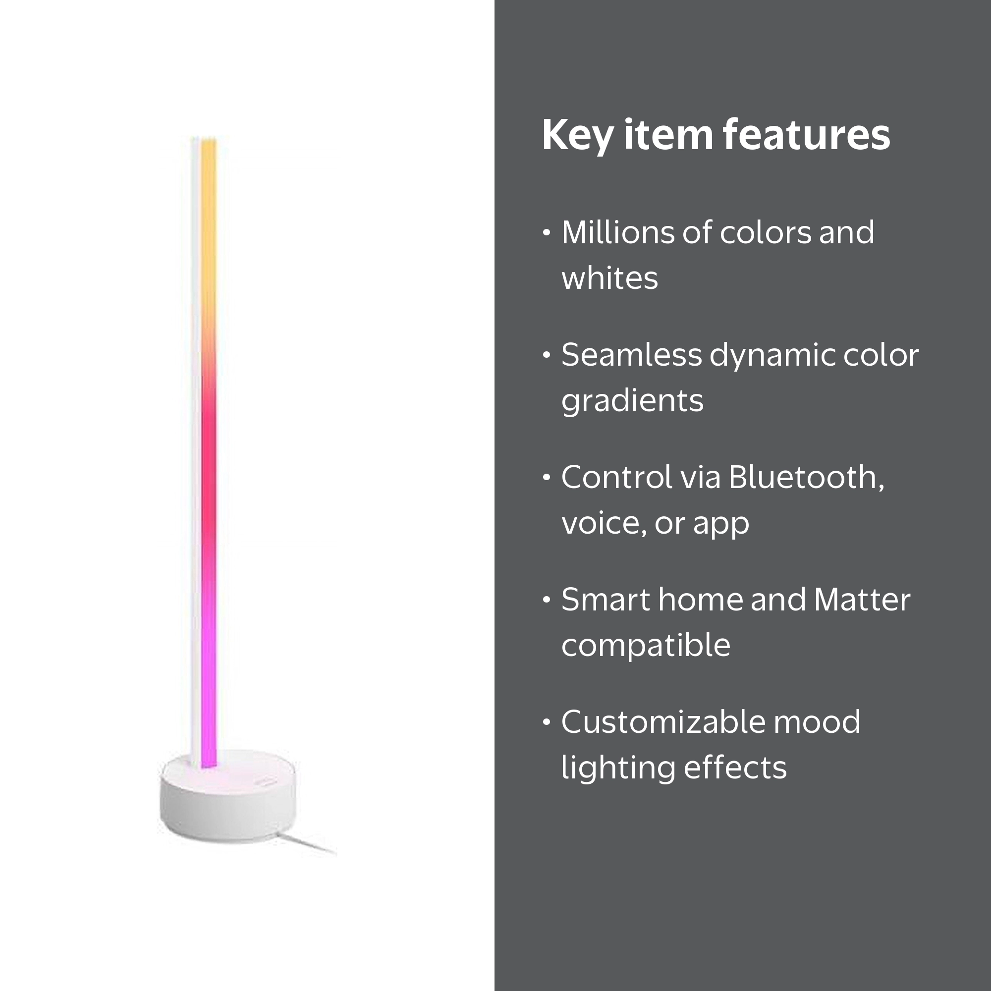 Philips Hue, Gradient Signe Table Lamp, 573733, Colorful Smart
