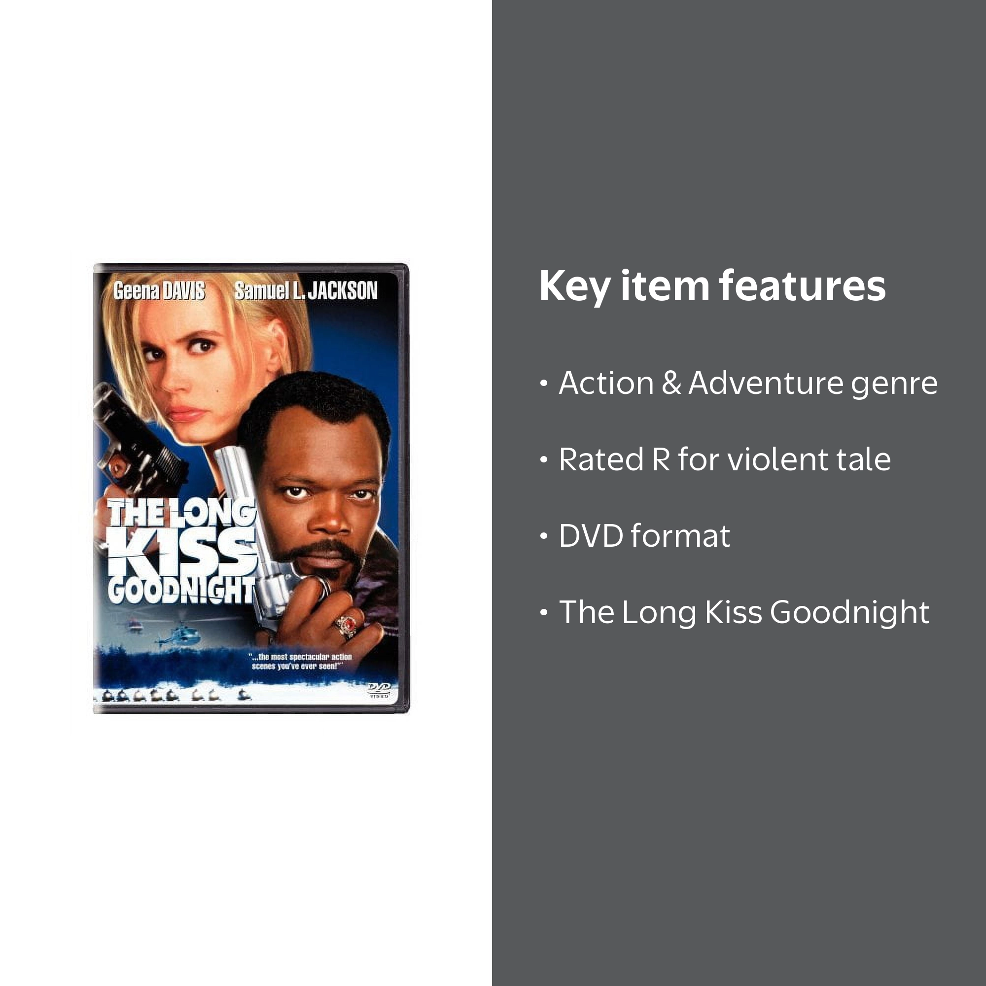 Warner Bros, The Long Kiss Goodnight, RRS150, Action & Adventure