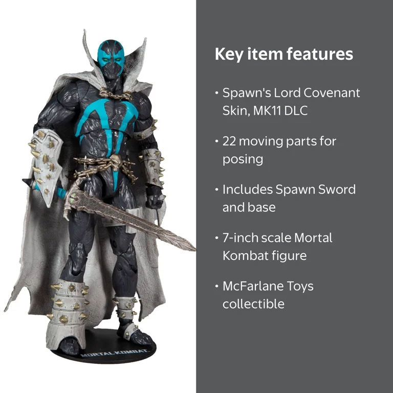 Mortal Kombat II, Action Figure, 7-inch Spawn Lord Covenant, Ultra