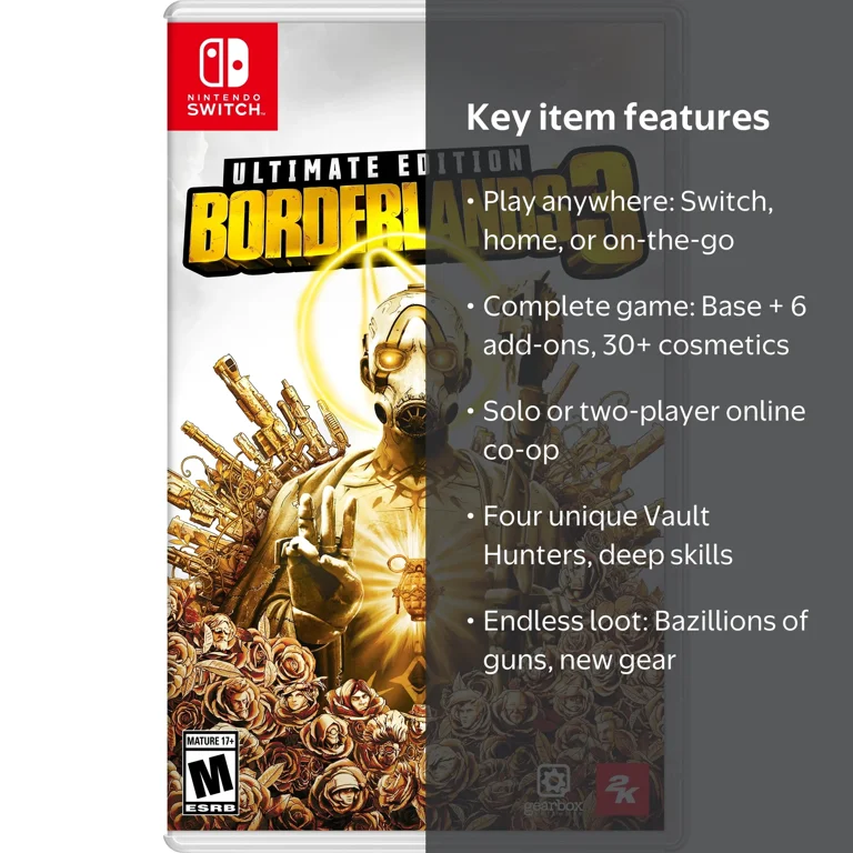 Take 2 Interactive, Borderlands 3 Ultimate Edition, Nintendo