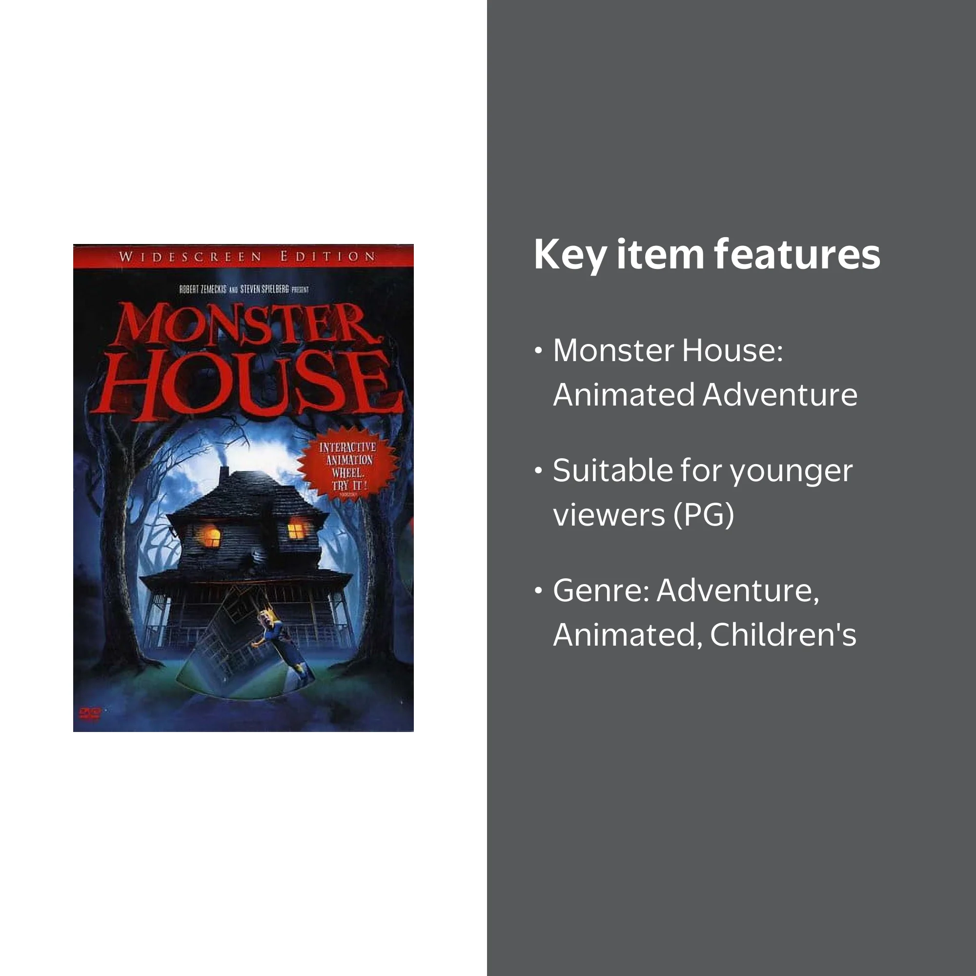 Monster House (DVD) - Walmart.com