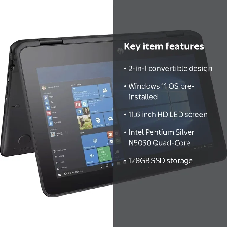 Restored Windows 11 Laptop PC 11.6