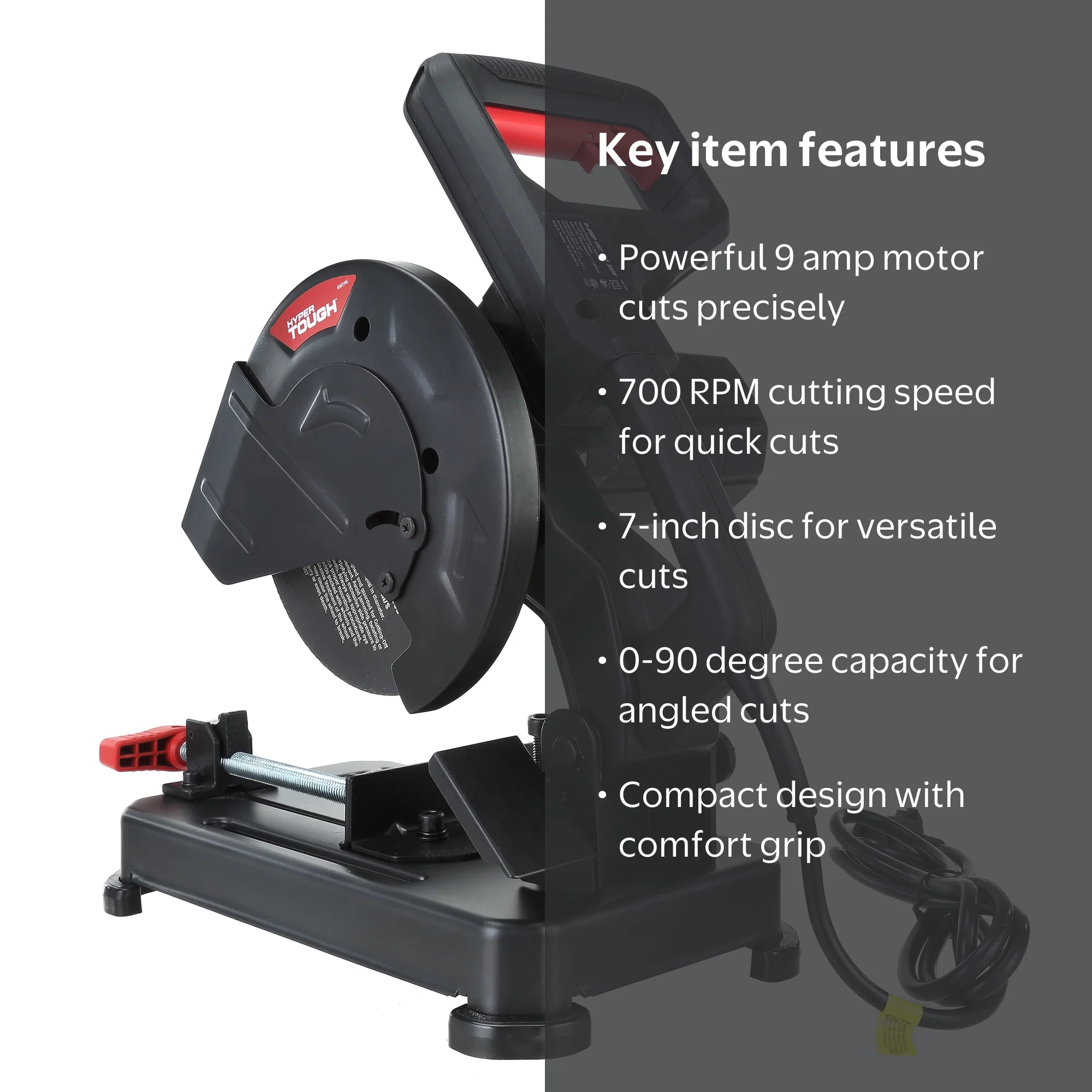 Hyper Tough 9 Amp Corded 7-Inch Cutting Saw, 120V - Walmart.com
