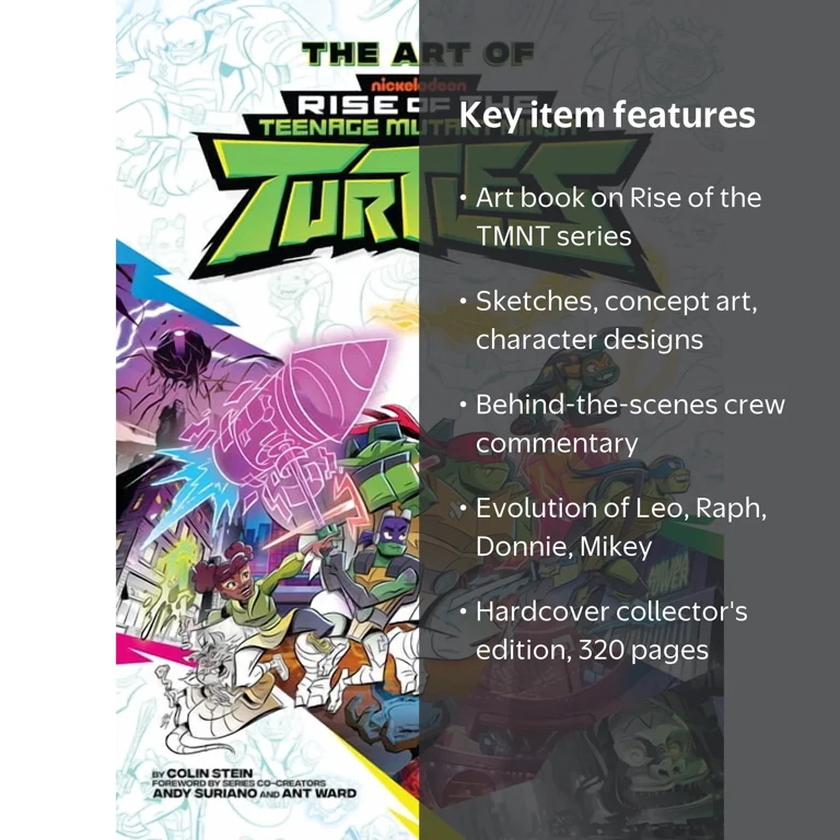 The Art of Rise of the Teenage Mutant Ninja Turtles, (Hardcover