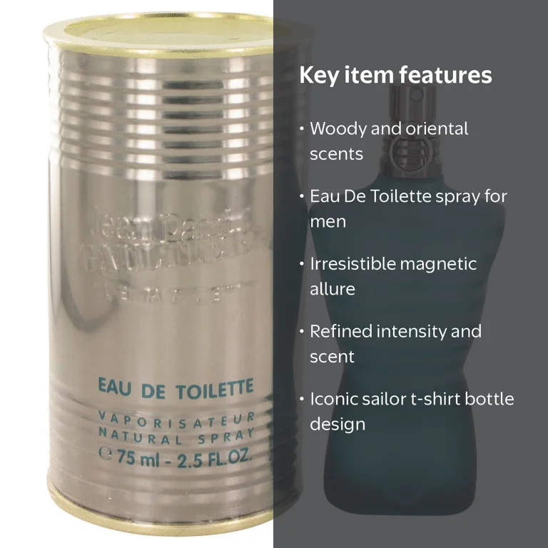Jean Paul Gaultier, Eau De Toilette Spray, 2.5 fl oz - Walmart.com
