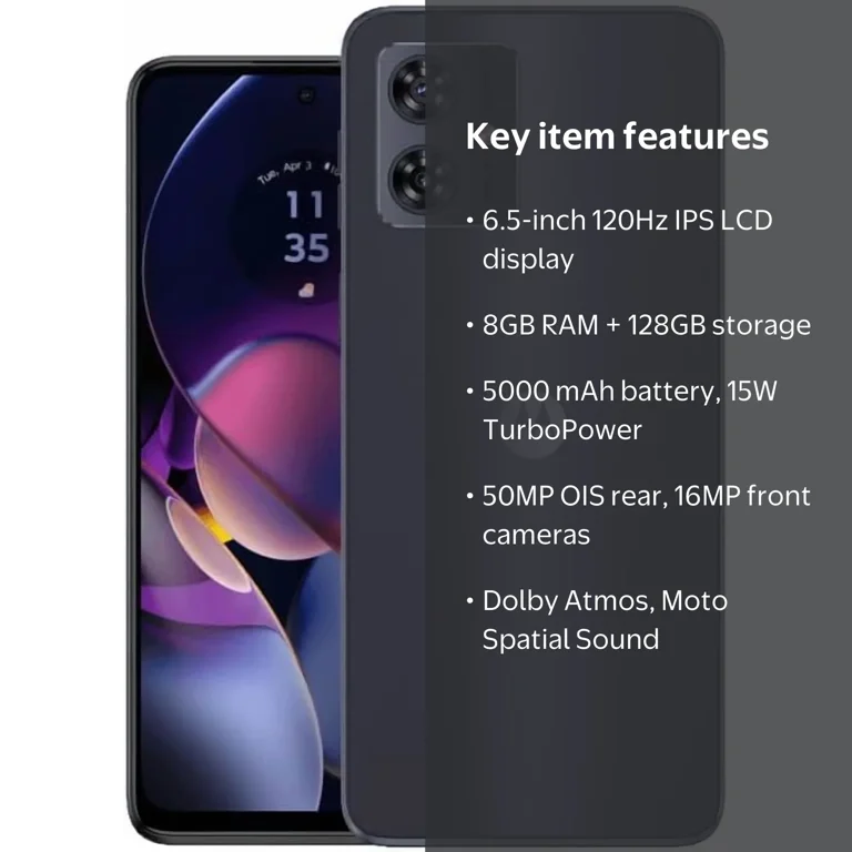 Motorola Moto G54 5G 6.5” 256GB ROM + 8GB RAM 120Hz IPS LCD